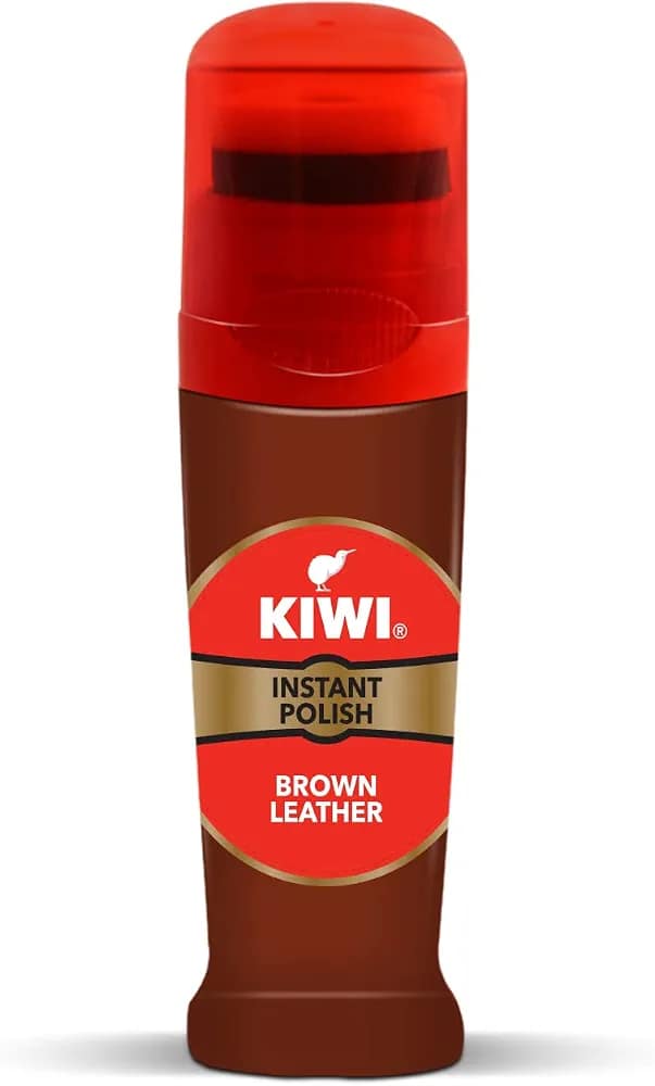 Kiwi Instant Polish - Brown Leather, 75 ml