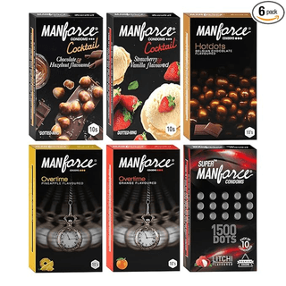 Manforce Classic Combo Pack - 10 Pieces (Pack of 6)