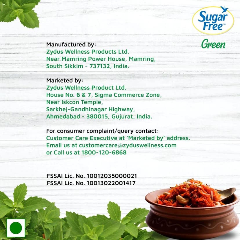 Sugar Free Green Stevia, 100 Pellets |100% Plant-based Natural Sweetener | 100% Natural Meethi Tulsi (Stevia) leaves| Sweet like Sugar but with zero calories | 10g view 4