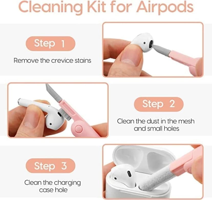 WUGO:: 7 in 1 Electronic Cleaner Kit for Keyboard, Monitor, Laptop, Mobile, AirPods & Camera | Multifunction Gadget Cleaning Kit with Brush, Spray Bottle, Key Puller & Cleaning Pen (Original Quality) view 7