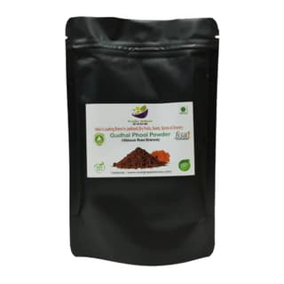 Kunjika Jadibooti Natural Raw Gudhal Powder |Hair pack, Face Pack, Eating (Gudhal ka Phool, Mandaram, Gongura, Mandaram, Arhul) 100 grams