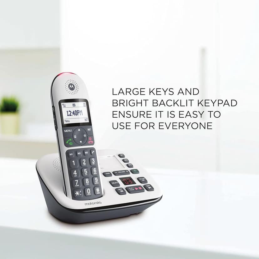 Motorola CD5011+ Digital Cordless Telephone with Answering Machine view 3