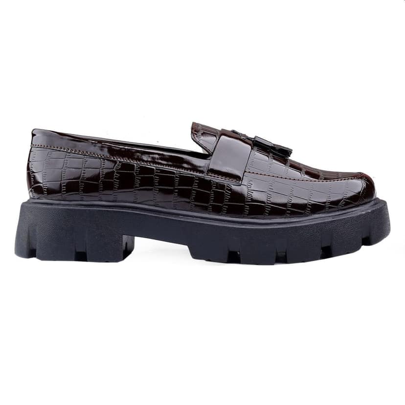 Bxxy's Faux Leather Slip-on Loafers view 3