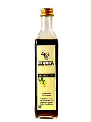 Mustard Oil - Single Origin | Cold Pressed (Size - 500ml) by HETHA