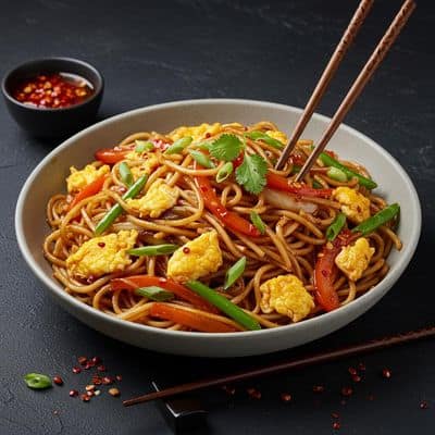 Schezwan Egg Noodles