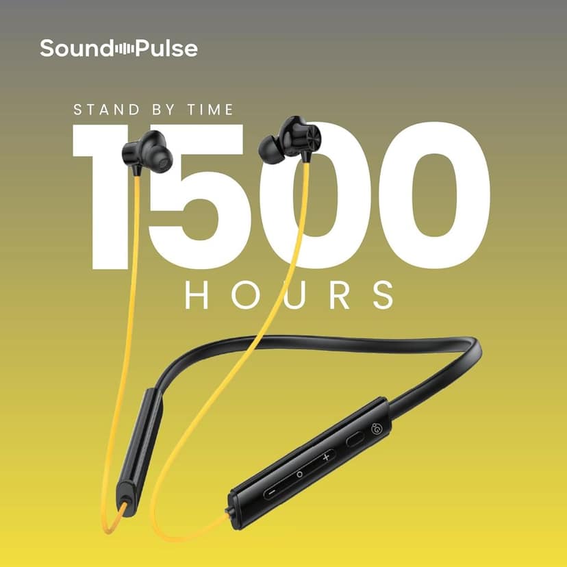 OOGE Tune 21 Wireless Neckband – Bluetooth 5.3, 40 Hours Playtime, Type-C Fast Charging, AI ENC Noise Cancellation, Magnetic Earbuds, IPX3 Water Resistant, 1500-Hour Standb view 7