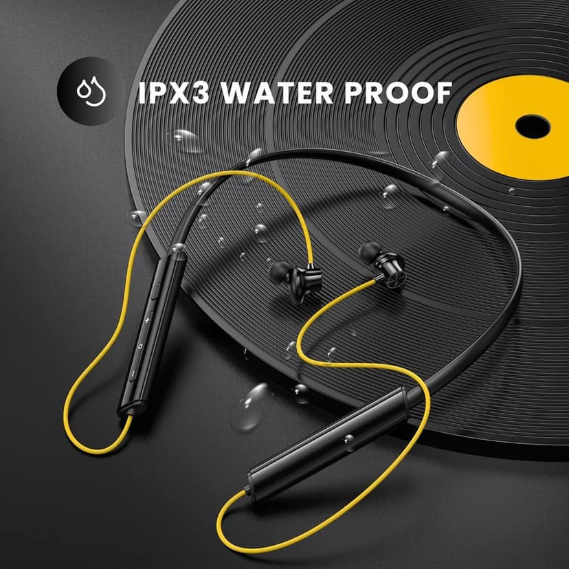 OOGE Tune 21 Wireless Neckband – Bluetooth 5.3, 40 Hours Playtime, Type-C Fast Charging, AI ENC Noise Cancellation, Magnetic Earbuds, IPX3 Water Resistant, 1500-Hour Standb view 8