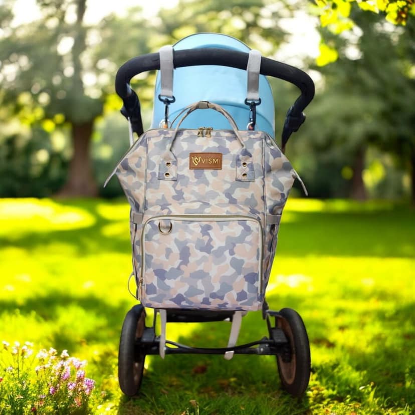 VISMIINTREND Diaper Backpack for Mother | Water Resistant | Anti Theft | Maternity Travel Backpack | Baby Shower Gift for | Girl | Boy view 6