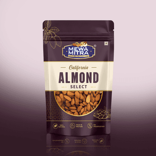 Mewa Mitra Premium California Select Almonds 250g | Natural Badam | High Protein Dry Fruits