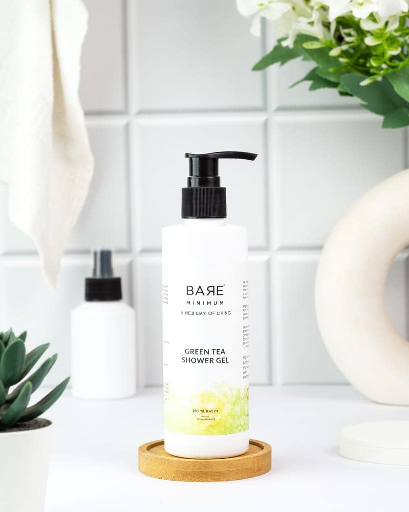Bare Minimum | Natural Body Wash | With Extracts Of Green Tea, Honey | Sulfate Free Body Wash | No Parabens Body Wash | Organic Body Wash | Body Wash For Women & Men | Chemical Free Shower Gel | 250 ML view 4