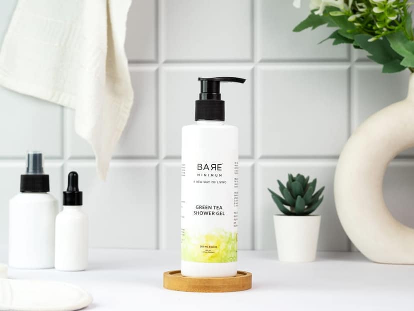 Bare Minimum | Natural Body Wash | With Extracts Of Green Tea, Honey | Sulfate Free Body Wash | No Parabens Body Wash | Organic Body Wash | Body Wash For Women & Men | Chemical Free Shower Gel | 250 ML view 6