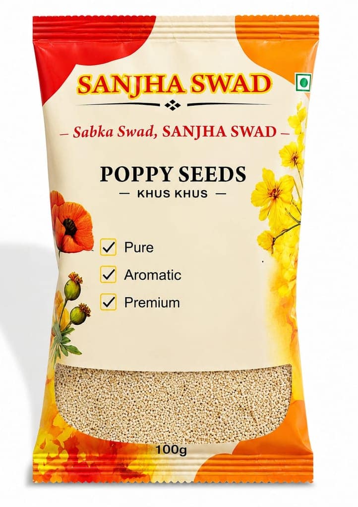 Sanjha Swad Poppy Seeds Khus Khus 100g/50G view 5