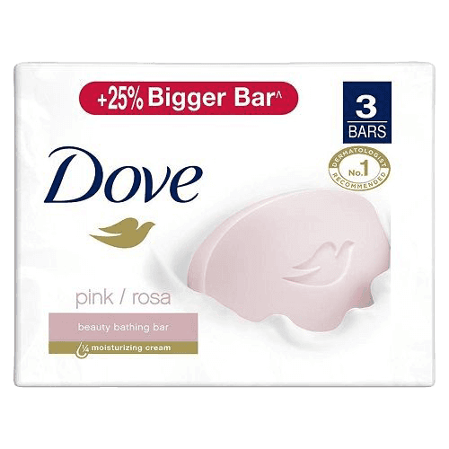 Dove Bathing Soap Pink 3 x 125g