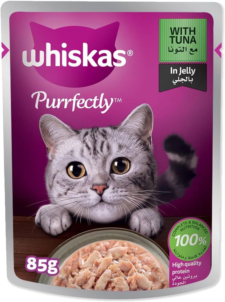 Whiskas Wet Cat Food - Adult, 1+ year, Tuna In Jelly, view 3