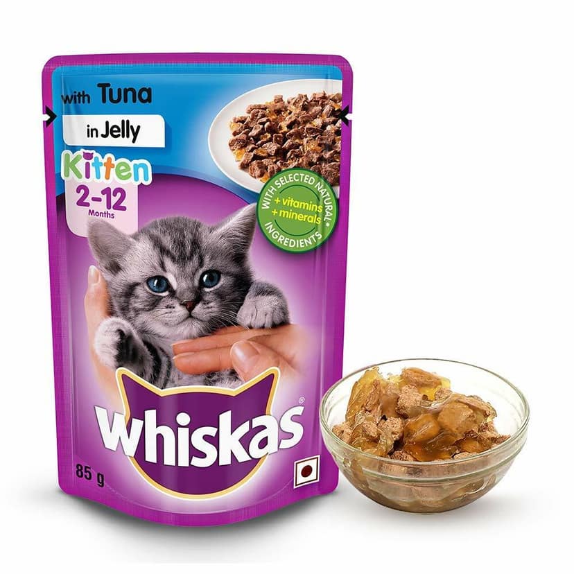Whiskas Wet Cat Food - Adult, 1+ year, Tuna In Jelly, view 6