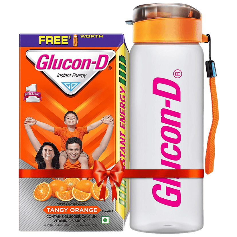 Glucon-D Instant Energy Health Drink - Tangy Orange, 1 Kg