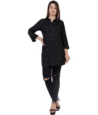 Rayon Short Kurti For Women (Pack of 1)
