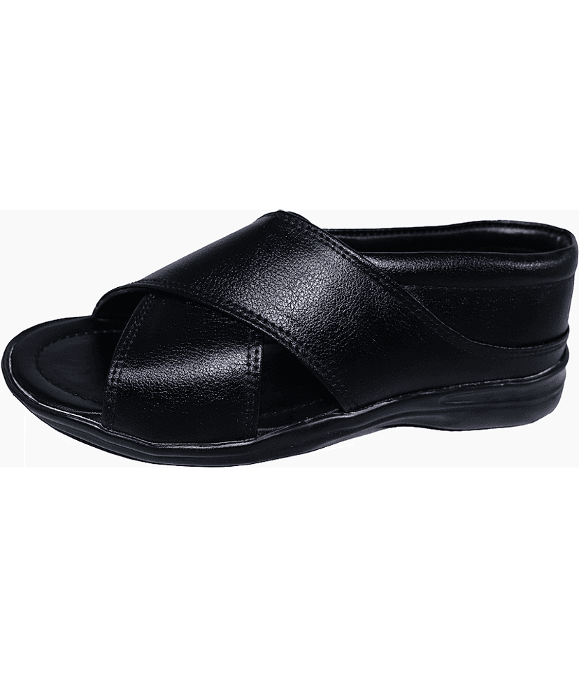 RAGE GAZE - Black Men's Sandals