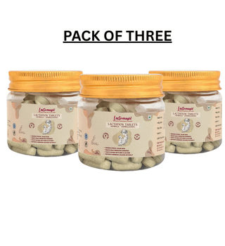 LACTOMAGIC Moringa+Ashwagandha Tablets | Olifera Leaf Extract | Drumstick Leaf Tablets | Metabolism And Immune Booster, 30 Tablets Each, Pack of 3 - 1000 mg Each