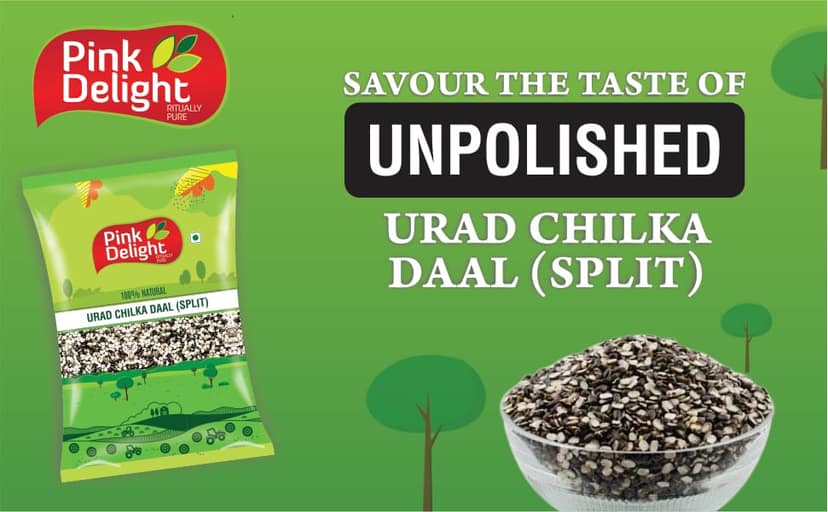 Pink Delight Unpolished And Dry Urad Chilka Dal | 500g Pack view 4