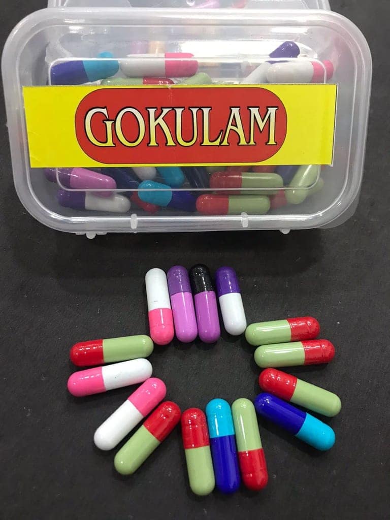 GOKULAM Color Capsule for Kids and Adults Water Mixing Colors Holi Water Colour Capsule,(Box of 2, Multicolor) view 2