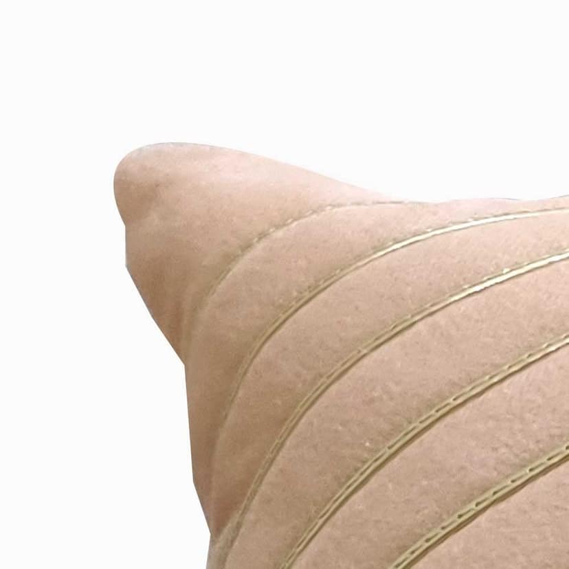 Beige & Brown Striped Set of 5 Ethnic Motifs Embroidered Zipper Square Combo Set Cushion Covers (16x16 inch or 40 x 40 cm) view 7
