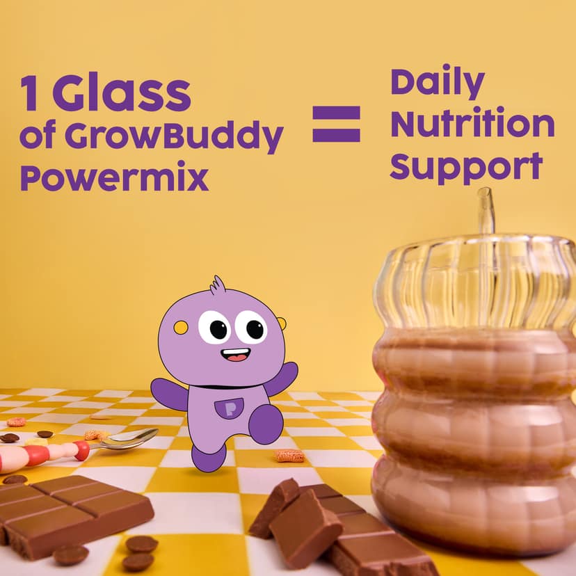 Grow Buddy Healthy Chocolaty Powermix | 7-12 Years __Expert Pack__ view 4