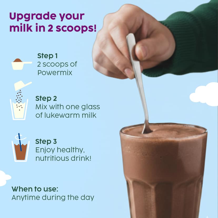 Grow Buddy Healthy Chocolaty Powermix | 7-12 Years __Expert Pack__ view 7