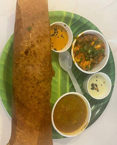 Tandoori Paneer Dosa (smoky Flavor)