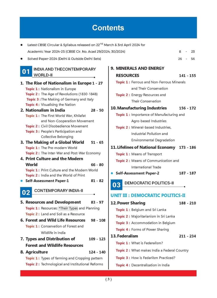 Oswaal CBSE & NCERT One for All Class 10 Social Science | With Topic Wise Notes For 2025 Board Exam Oswaal Editorial Board view 2