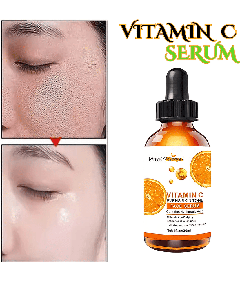 Smartdrops Face Serum Vitamin C Daily Care For All Skin Type ( Pack of 1 )
