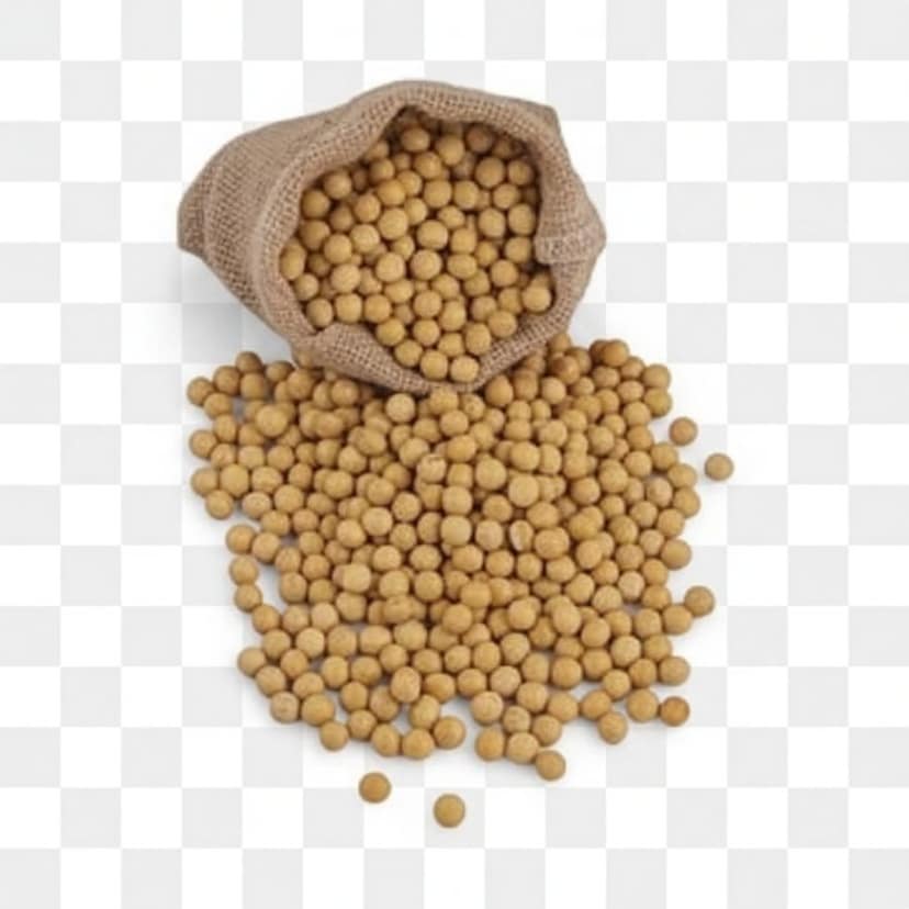 Premium Dried Soybeans - 300 gm - One burlap sack
