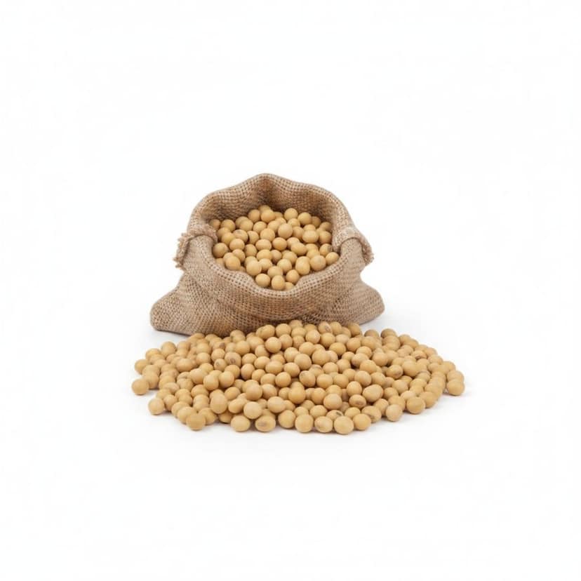 Premium Dried Soybeans - 300 gm - One burlap sack view 4