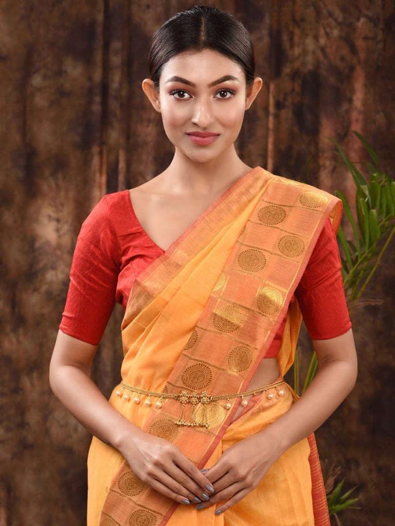Gold Plated Kemp stone studded Pearl Beaded Kamarbandh view 3