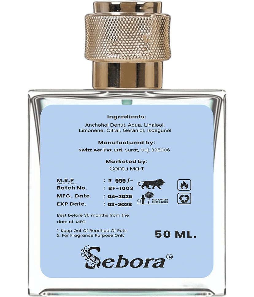 Sebora Eau De Parfum (EDP) Woody,Fresh,Floral Medium -Fragrance For Men,Women,Unisex ( Pack of 1 ) view 2