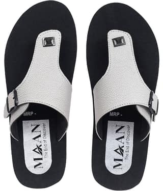 MAAN Grey Men's Thong Flip Flop