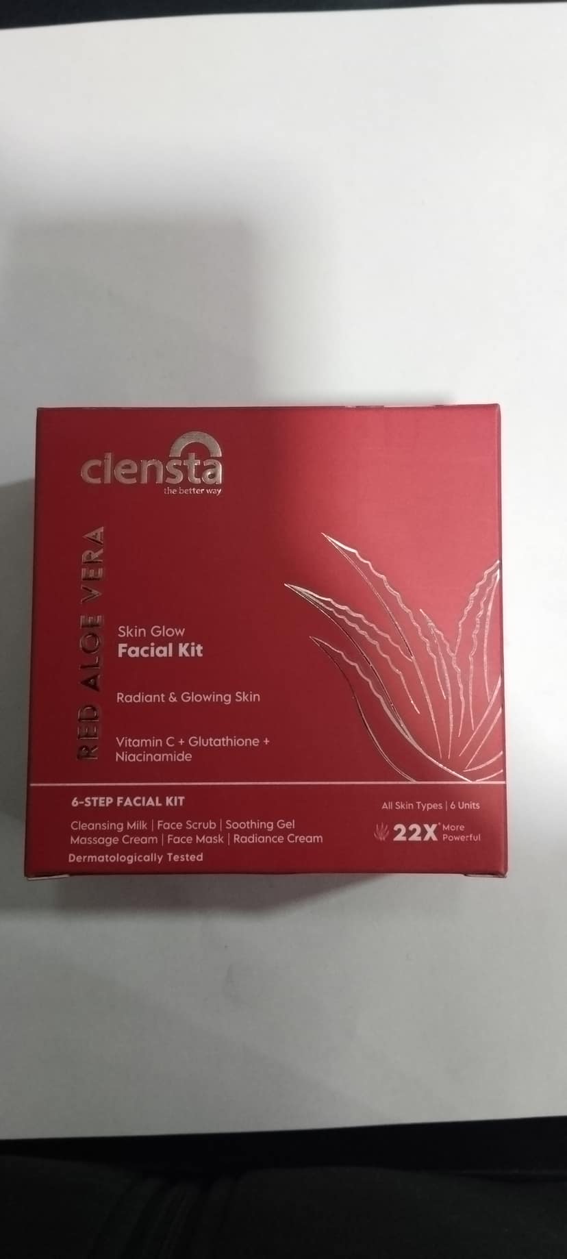 Clensta Red aloe vera Skin glow Facial kit
