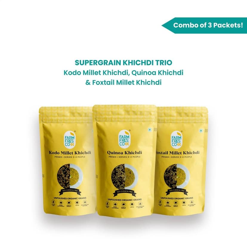 FarmFresco Supergrain Khichdi Trio (3 x 165g)