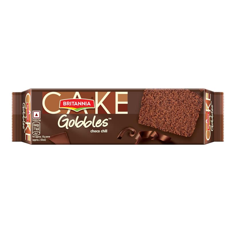 Britannia Gobbles Bar Cake Choco Chill, 110 G