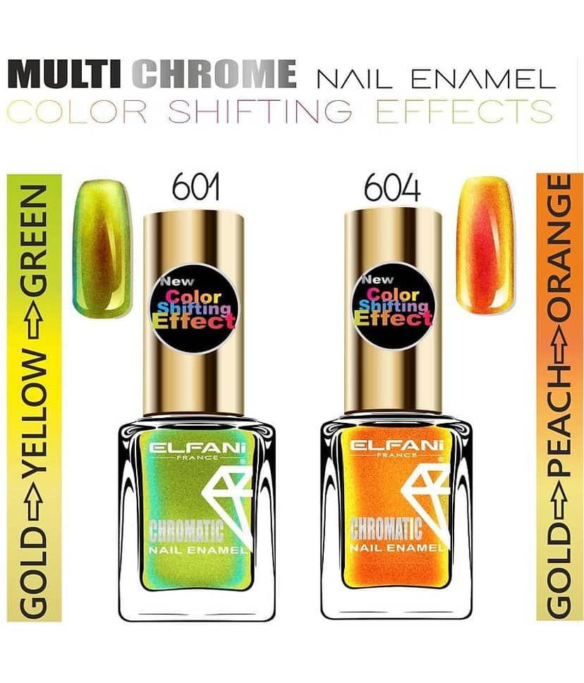 Elfani Nail Polish Kit Multi Shimmer 18 mL