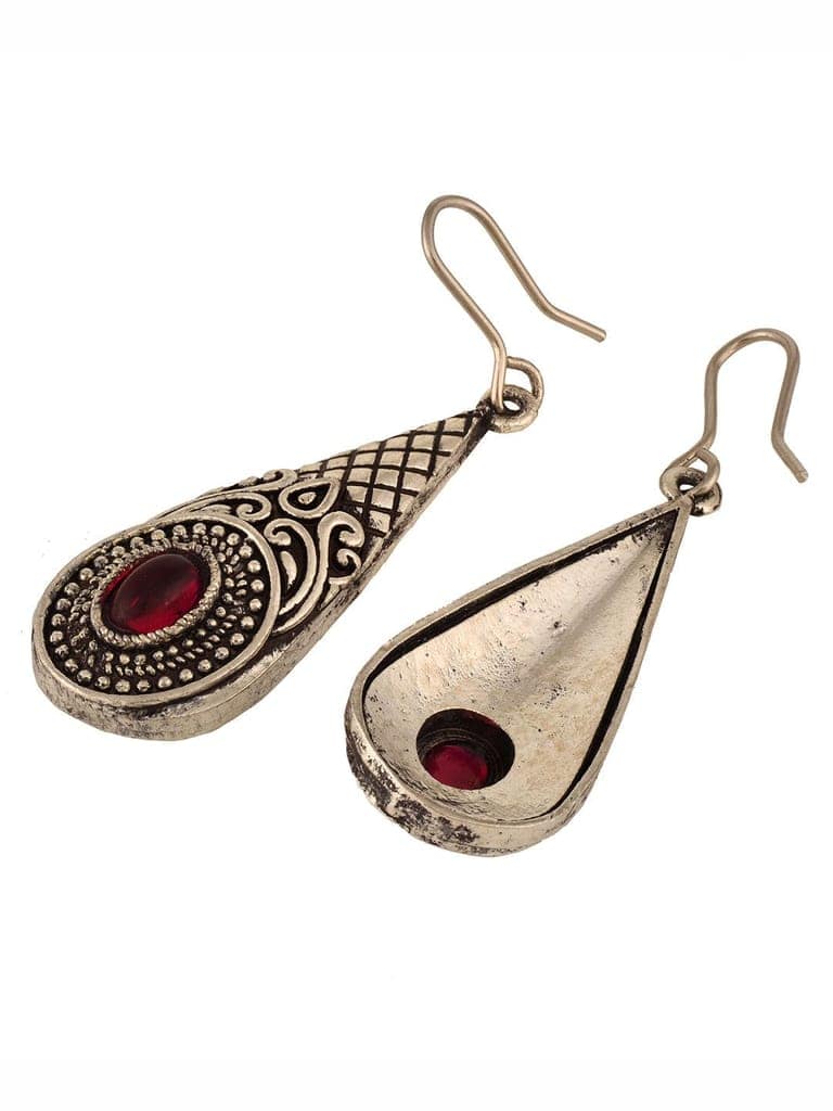 Siver Oxidised Combo Of 2 Minimal Earring view 6