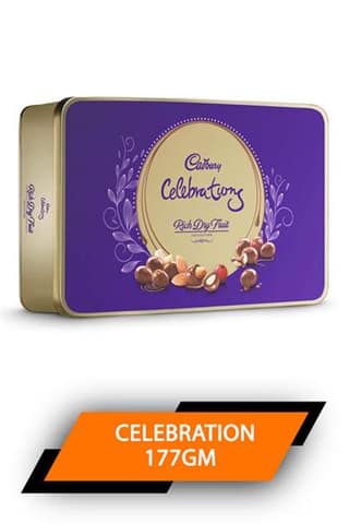 Cadbury Celebration Rich Dry Fruit Collection. 177G