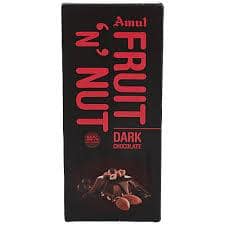 AMUL FRUIT NUT DARK CHOCOLATE 150GM