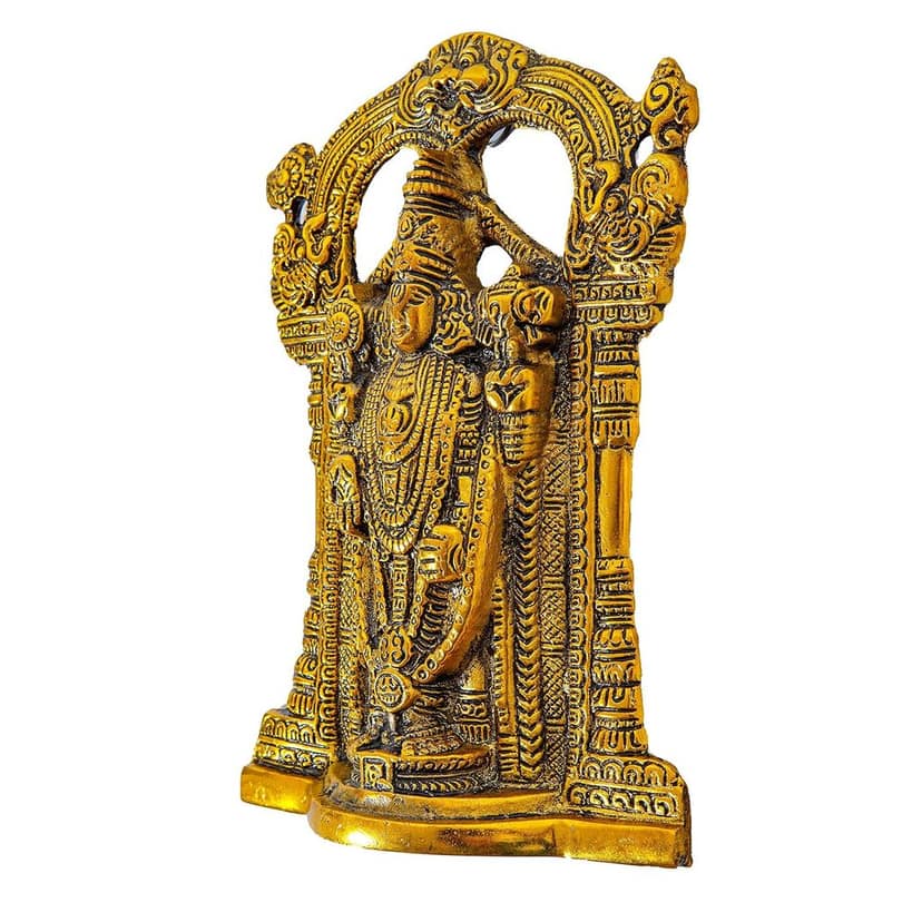 Craftlayout Metal Tirupati Balaji Idol 9 Inch view 2