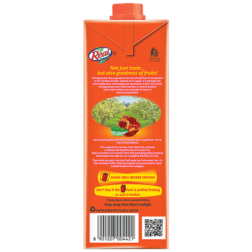 Real Fruit Power Juice - Pomegranate, 1 L view 2