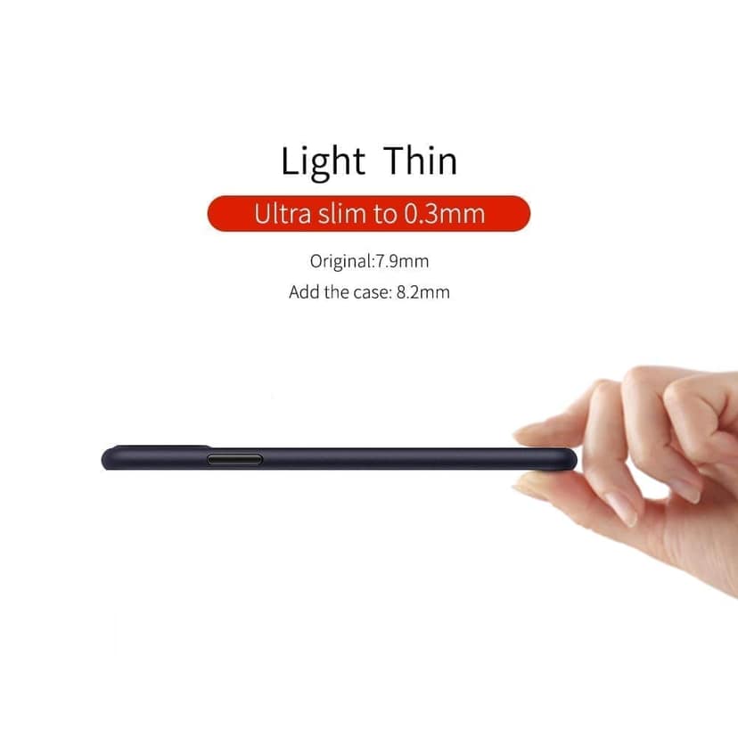Memumi Slim Series Ultra Thin Back Cover for Apple iPhone 11 Pro Max 0.3 mm Thin, Trans-Blue-(6.5") view 2