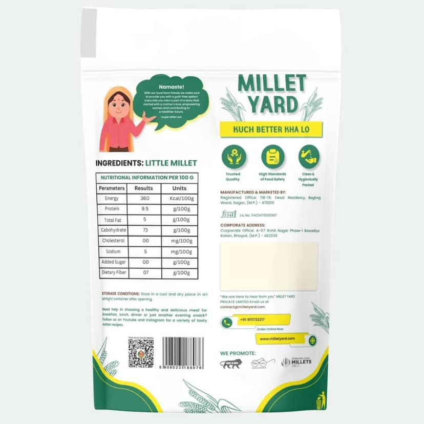 Millet Yard Little Millet shreeanna 500 gram view 2