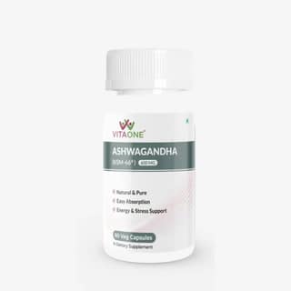 VitaOne Stress Relief Ashwagandha Capsules for Energy