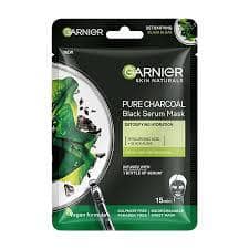 GARNIER CHARCOAL BLACK SERUM MASK 28GM