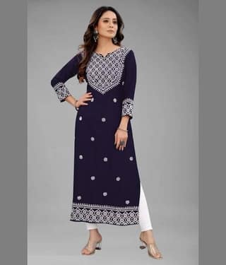 QPEEZ - Green Rayon Women's Straight Kurti ( Pack of 1 )